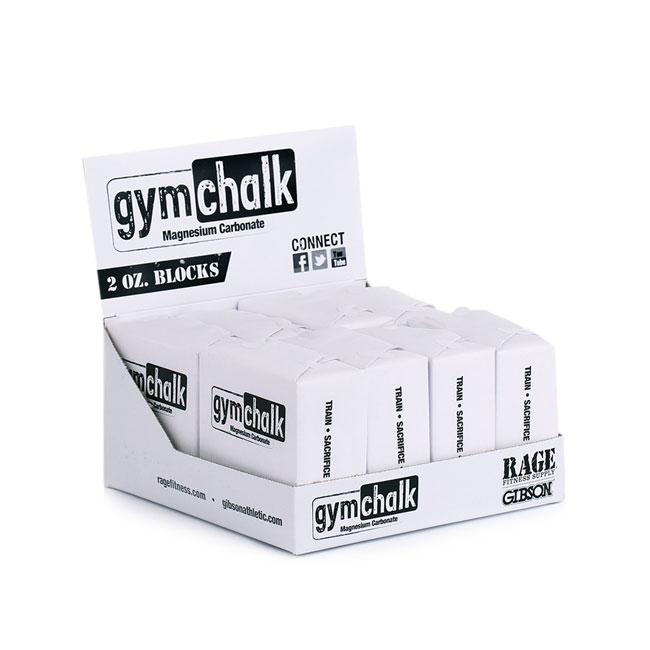 Gibson Athletic Premium Block Gym Chalk. Magnesium Carbonate